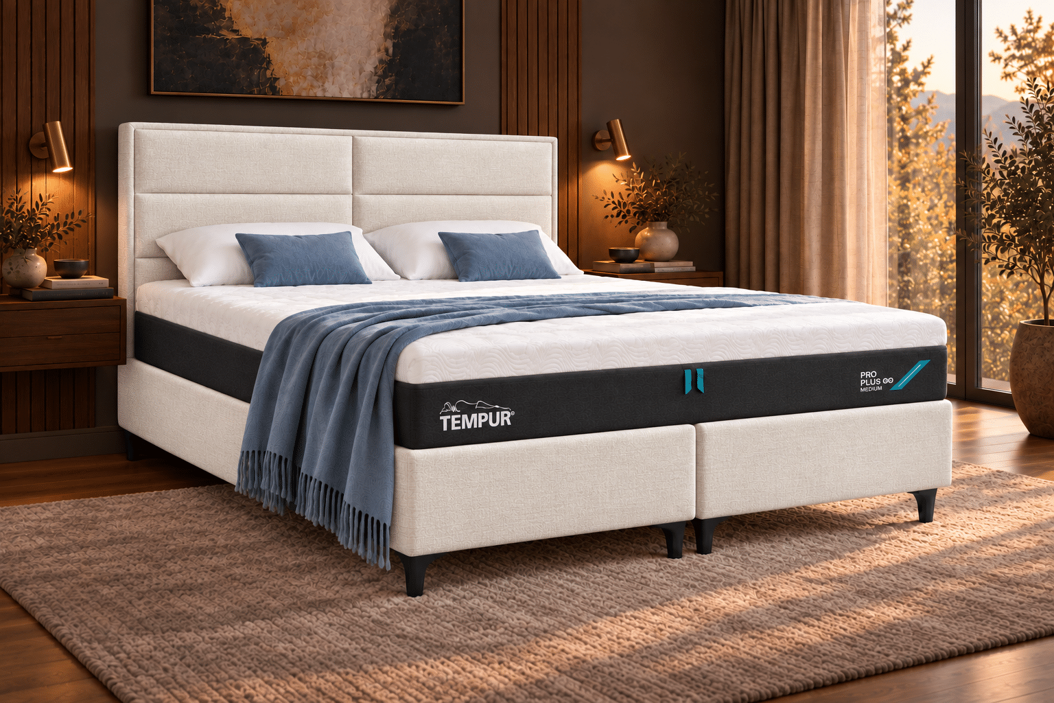 SleepCity Cardiff Pro Medium Box voodikomplekt